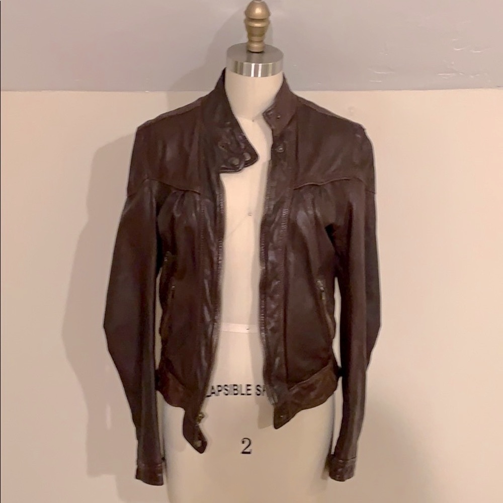 Women’s Cole Haan Leather Jacket